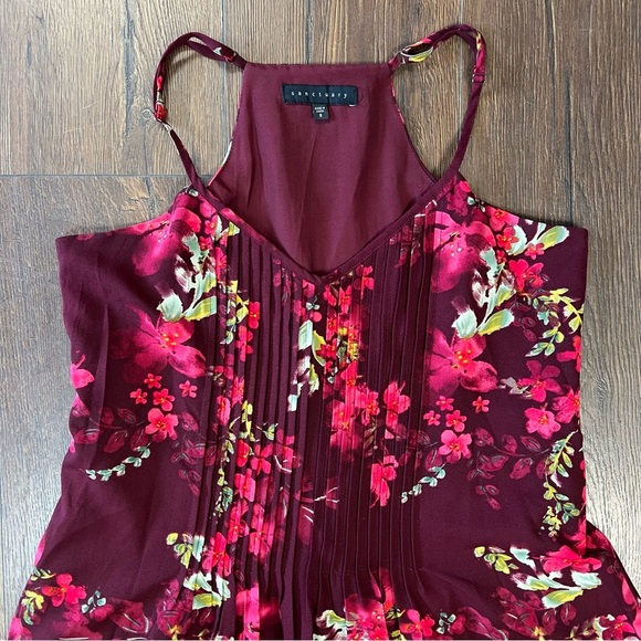 Sanctuary pleated front racerback dress SZ SM - Picture 2 of 4